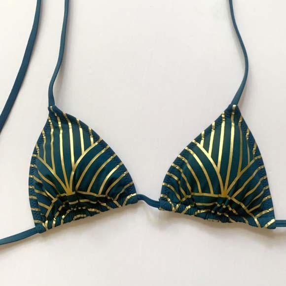 NEW Charlie by MZ Deco Foil Bikini Size S/P - Picture 4 of 8